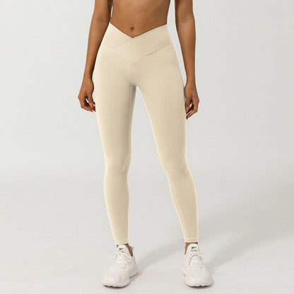 V-Shaped High-Waisted Yoga Pants | Skinny Fit Workout Pants for Fitness & Yoga Country in My Heart