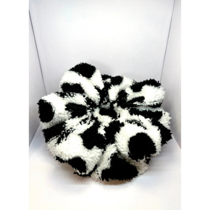 Fluffy Cow Print Scrunchie Enchanted Scrunch