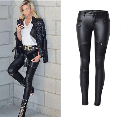 Rebel Rider Multi-Zip Skinny Motorcycle Pants - Edgy Street Style & Bold Fit Country in My Heart