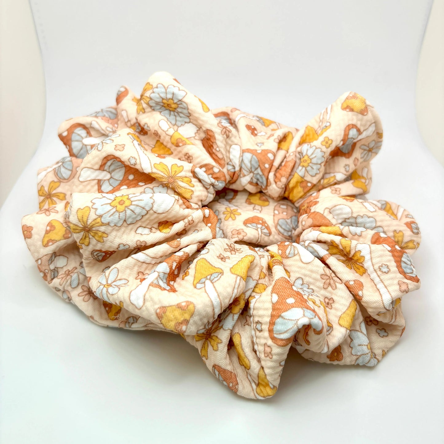Retro Mushroom Fall Bullet Scrunchie Enchanted Scrunch
