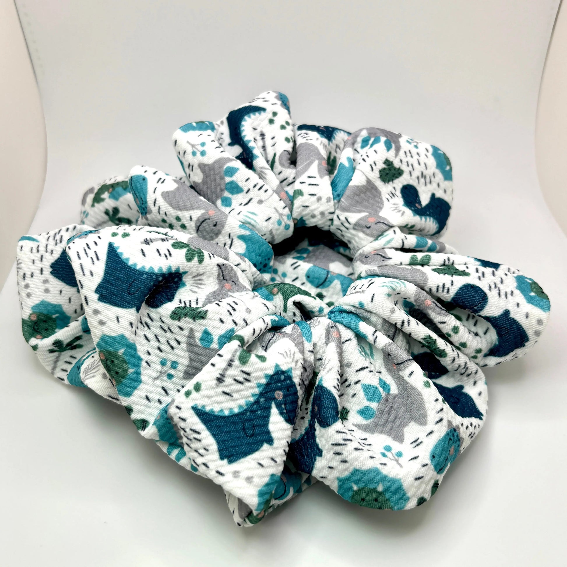 Blue Dino Bullet Scrunchie Enchanted Scrunch