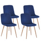 Dining Chair 4PCS（BLUE）Modern style New technology Suitable for restaurants cafes taverns
