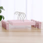 Non-Slip Plastic Clothes Rack Trouser Rack Skirt Clip Underwear Rack Frosted Drying Clothes Rack