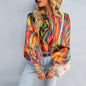 Boho Printed Lantern Sleeve Top – Relaxed Fit Casual Shirt for Country Girls Country in My Heart