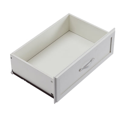 Bedroom dresser 9 drawer long dresser with antique handles wood chest of drawers for kids room 47.56''W x 15.75''D x 34.45''H