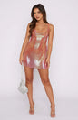 Women's Slim Fitting Off-the-Shoulder Split Dress