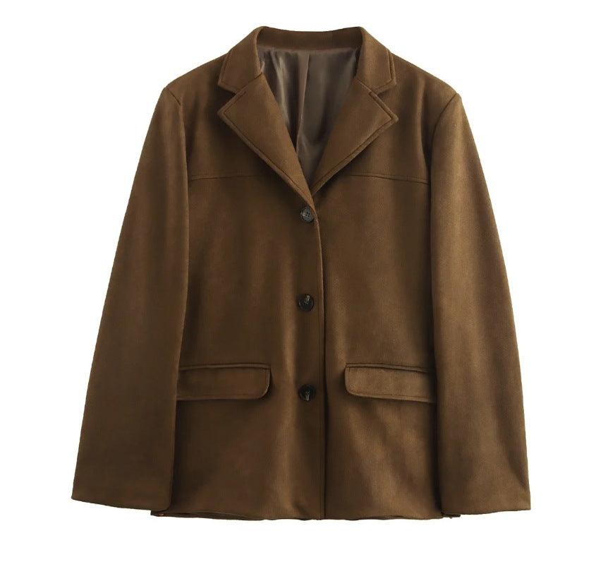 Timeless Suede Princess Jacket - Chic Mocha and Latte Retro Jacket for Women Country in My Heart