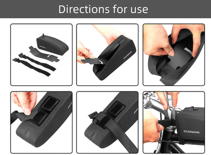 Waterproof Bicycle Bag Top Tube Head Bag Road Bike Front Beam Bag Mountain Bike Bag Saddle Bag Accessories