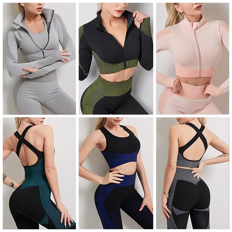 Signature Collection Yoga Top, Sports Bra, and Leggings Set | Premium Fitness Apparel for Cowgirls Country in My Heart