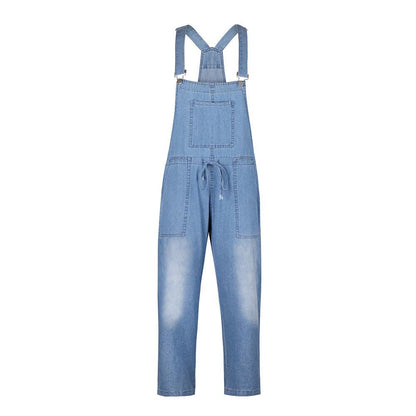 Cowgirl Drawstring Denim Overalls | Comfortable & Stylish for Every Cowgirl Country in My Heart