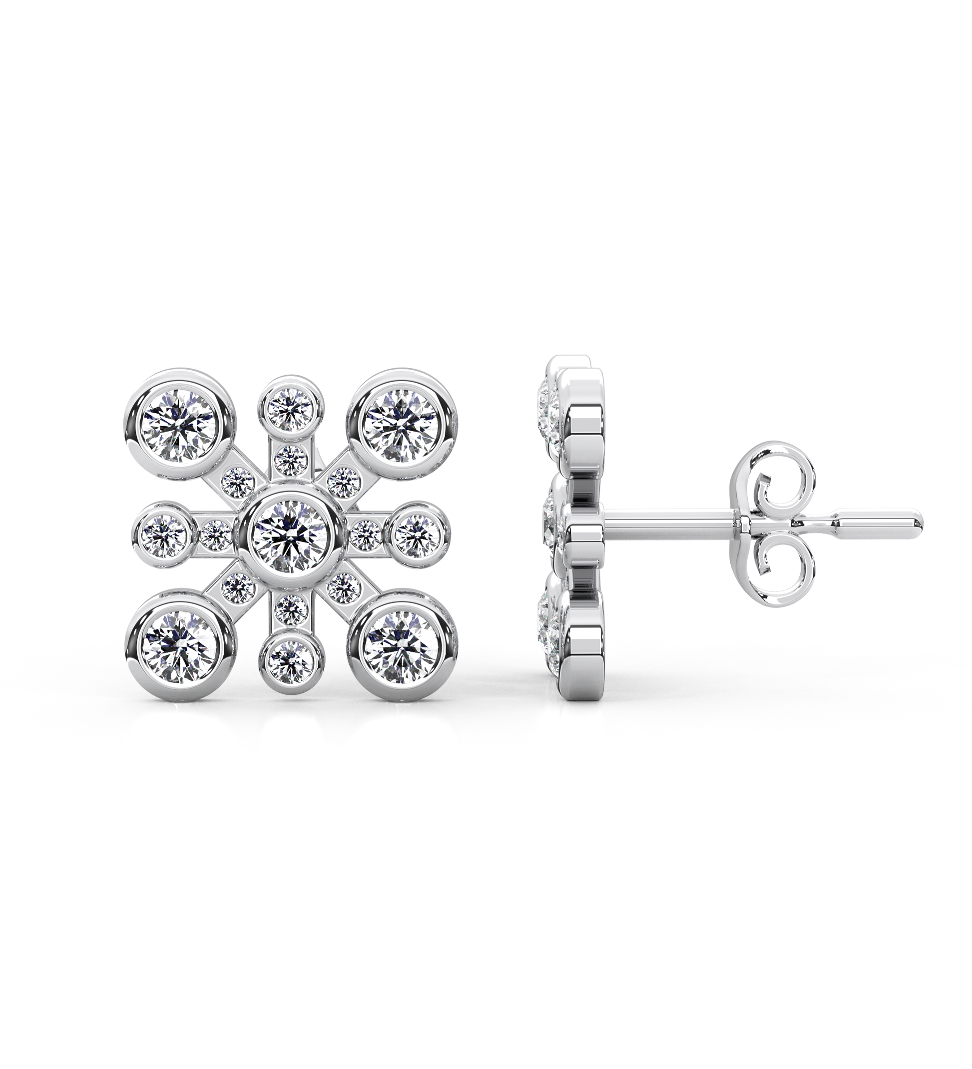 NORTH STAR EARRINGS (11mm) Jakischrist