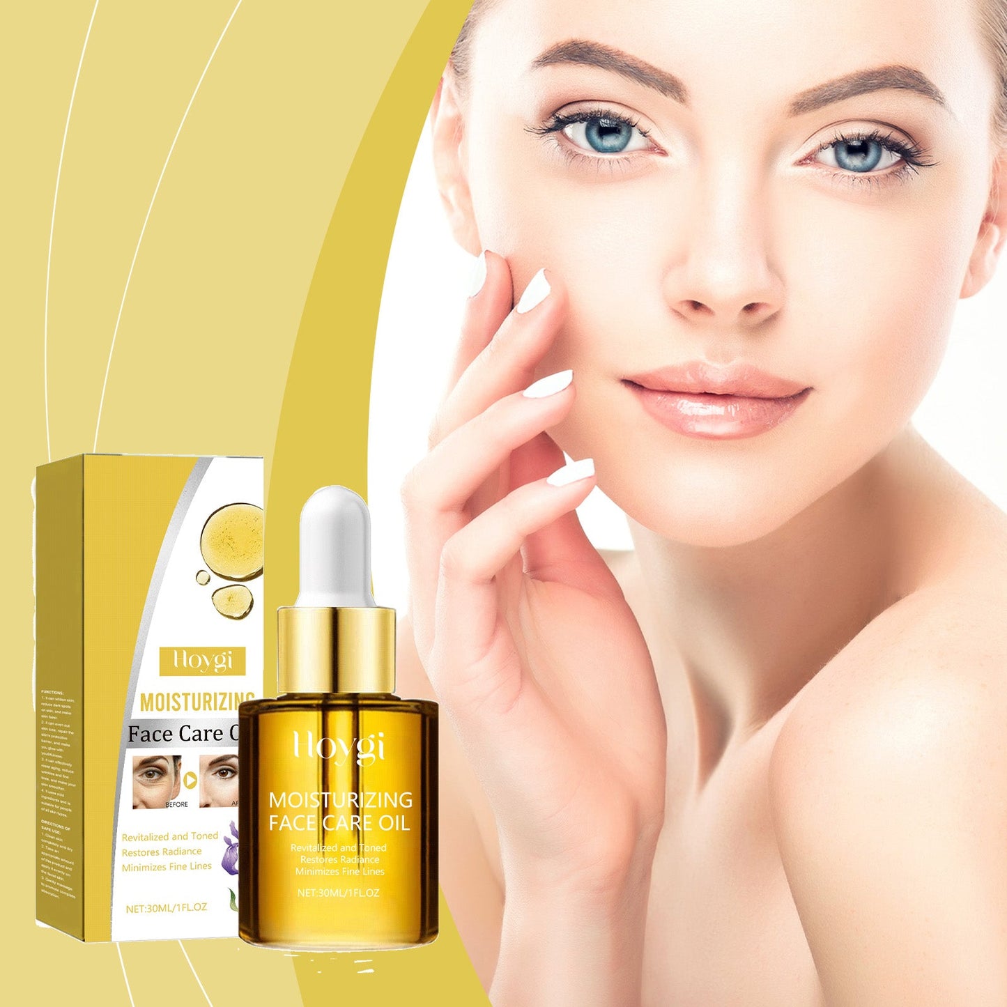 Facial Care Essential Oil Gently Moisturizes, Moisturizes, Tightens, Hydrates, Brightens, Hydrates And Tender Skin Essence