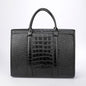Exotic Croco Leather Laptop Bag - Luxury Genuine Cowhide for Stylish Women Country in My Heart