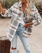 Western Charm Plaid Wool Coat - Cozy Checkered Wool Coat for Cowgirl Style Women Country in My Heart