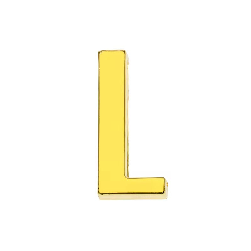 Scarf Slide Letters – 30mm – 14K Gold Non Tarnish Deep South Originals