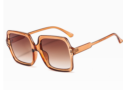 Affordable Retro Gradient Oversized Men Sun Glasses FitiqueFit