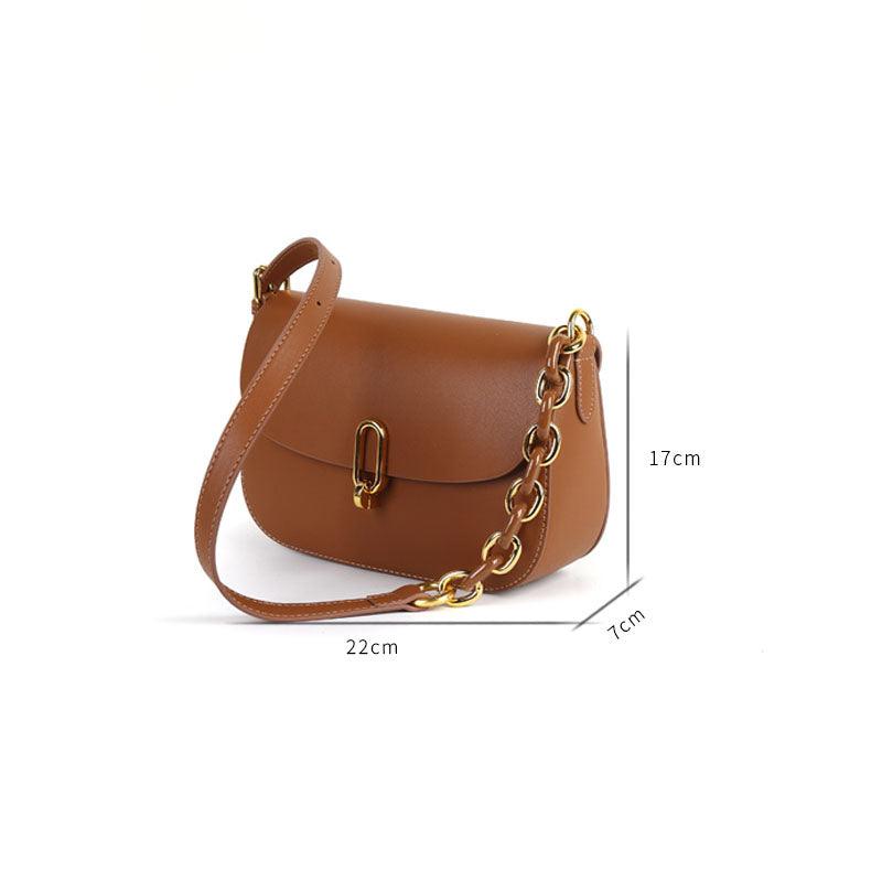 Luxury Retro Cowgirl Saddle Bag | Genuine Leather Brown Handbag Country in My Heart