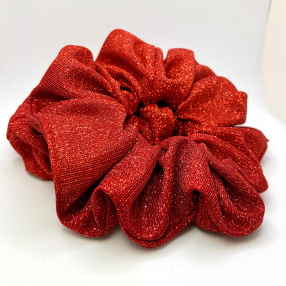 Bright Red Sparkle Scrunchie Enchanted Scrunch