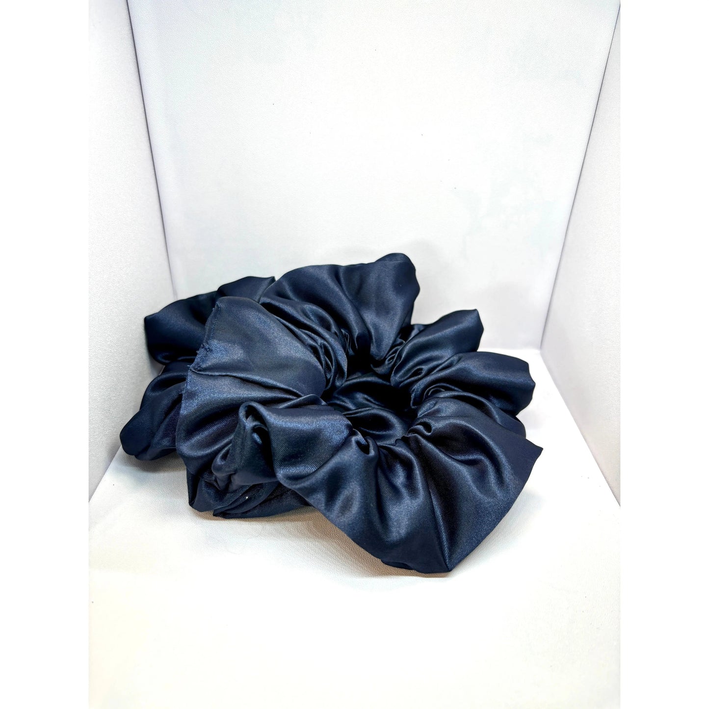 Navy Blue Silk Scrunchie Enchanted Scrunch