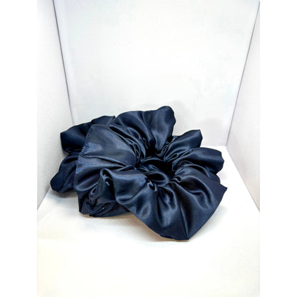 Navy Blue Silk Scrunchie Enchanted Scrunch