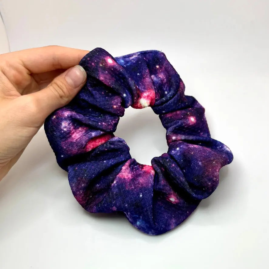 Mini Purple Galaxy Bullet Scrunchie Enchanted Scrunch