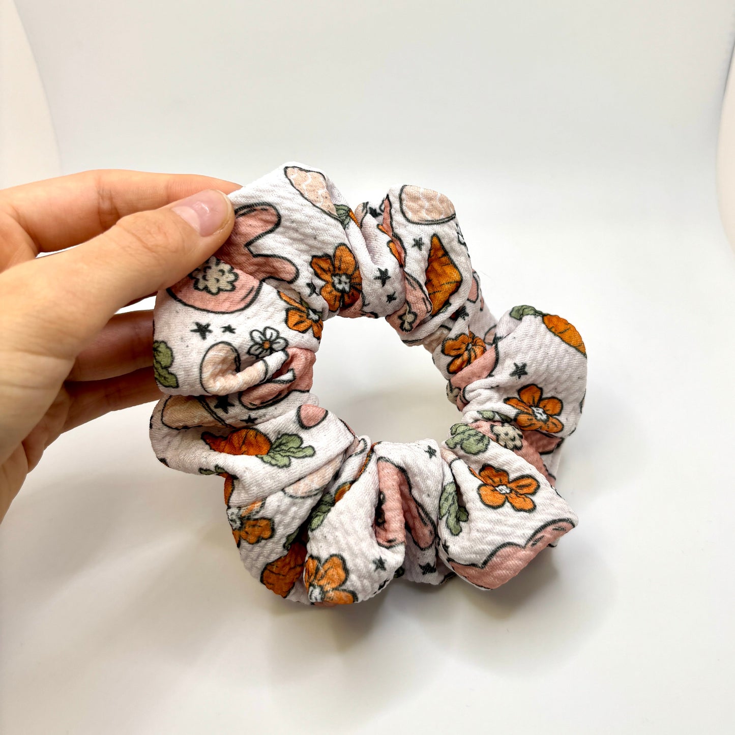 Mini Peeps and Carrot Easter Bullet Scrunchie Enchanted Scrunch
