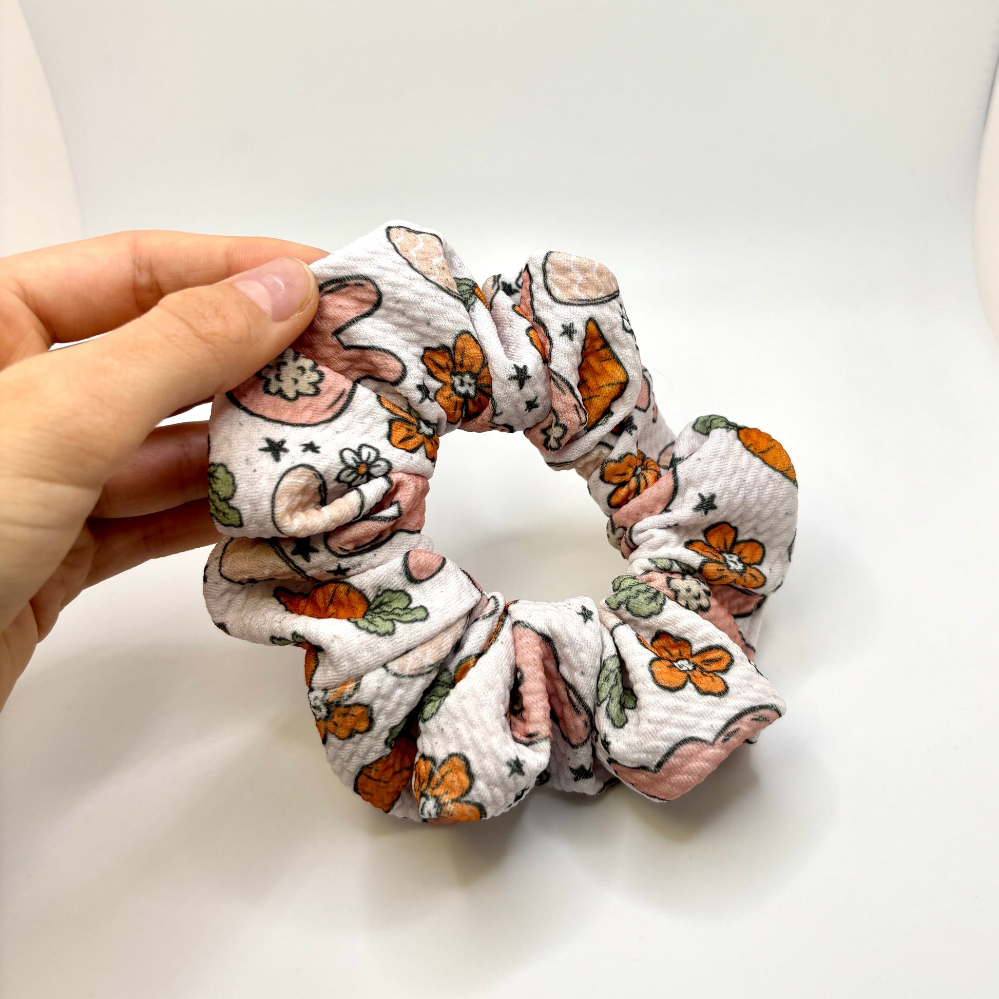 Mini Peeps and Carrot Easter Bullet Scrunchie Enchanted Scrunch