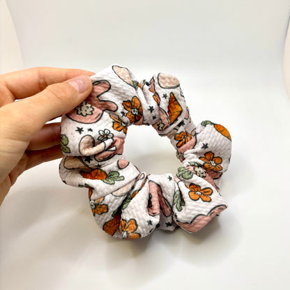 Mini Peeps and Carrot Easter Bullet Scrunchie Enchanted Scrunch