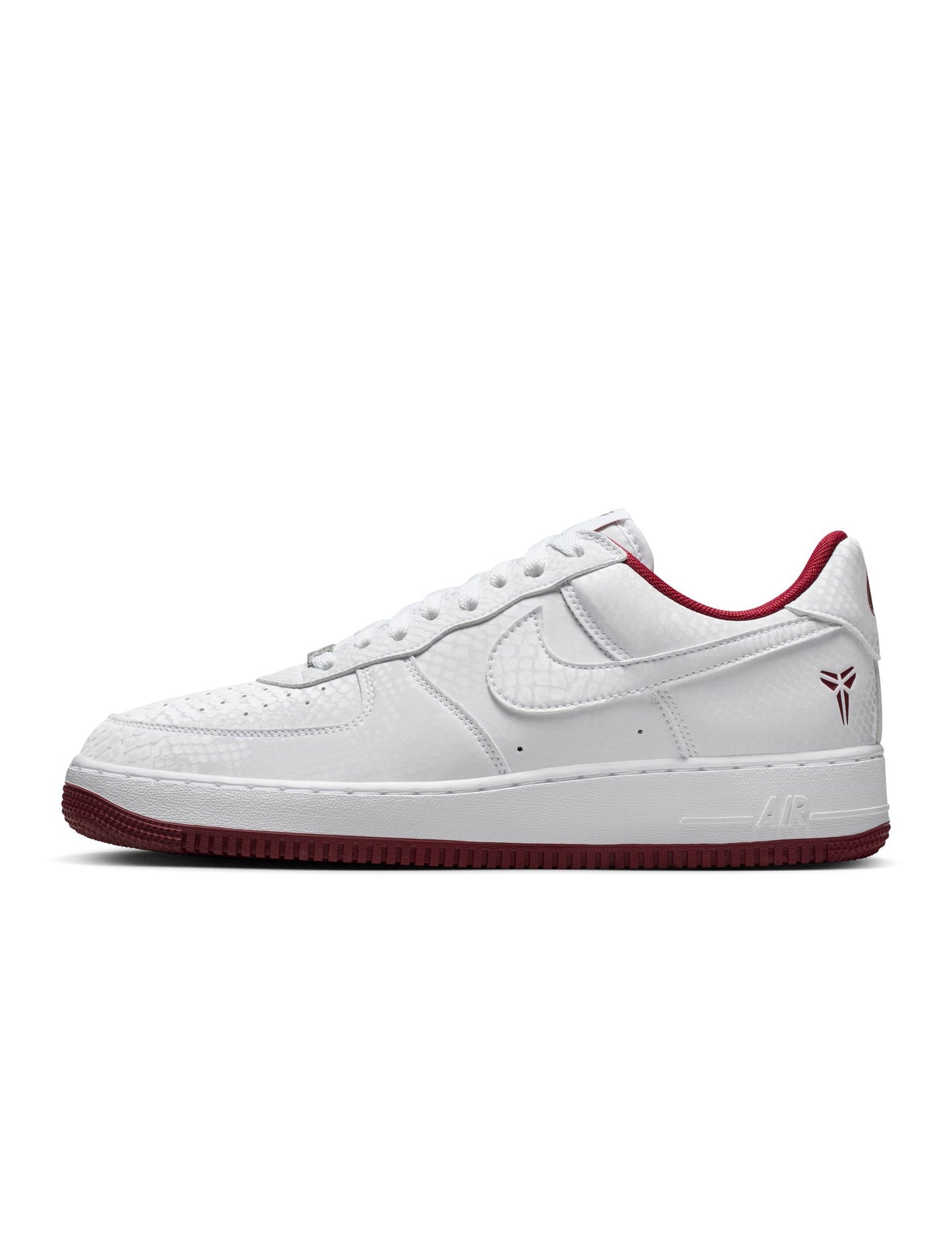 Nike Mens Kobe Air Force 1 Low - White/Team Red Denim Exchange