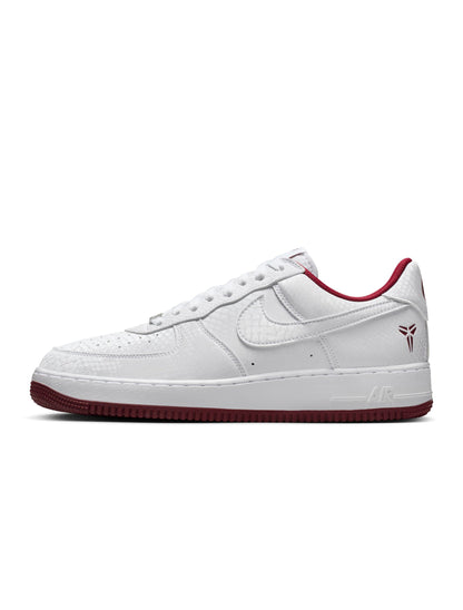 Nike Mens Kobe Air Force 1 Low - White/Team Red Denim Exchange