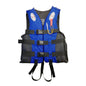 S-M-L-XL-2XL-3XL adult life jacket: buoyant, for sea fishing/outdoor sports, coated Oxford cloth.
