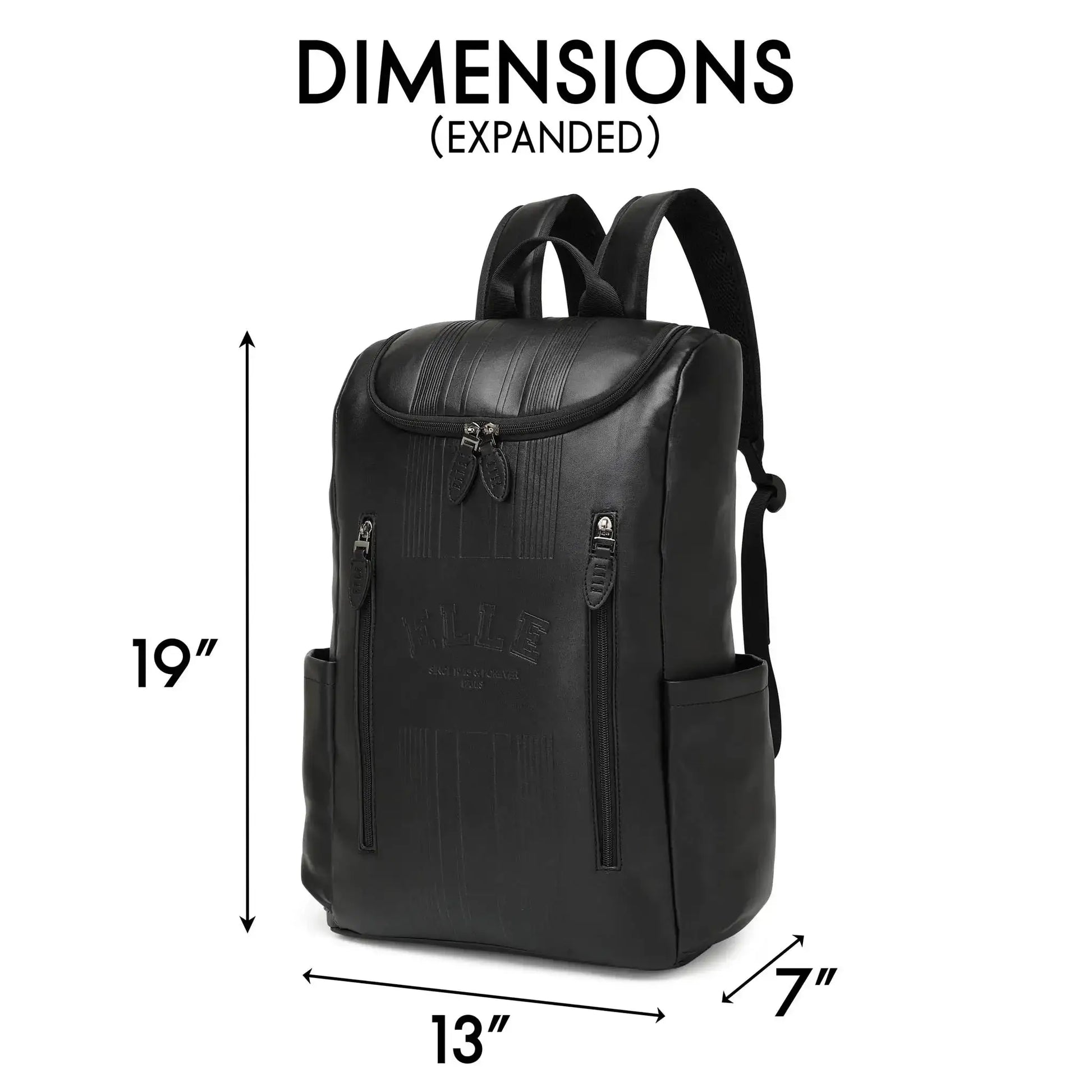 Vegan Leather Backpack-leather SnagBag