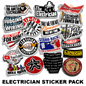 Electrican Sticker Pack Armed American Supply