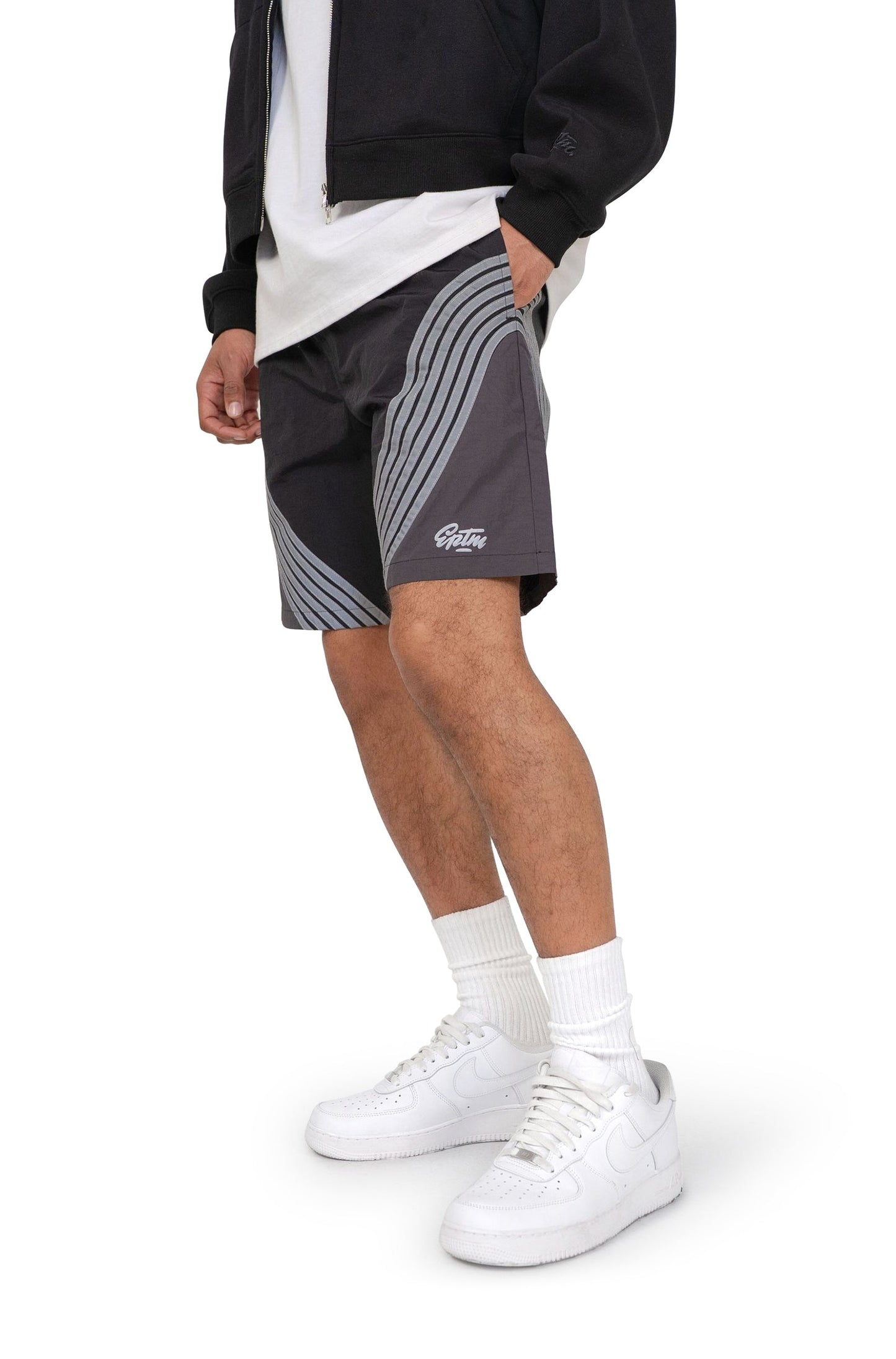 EPTM 3M Highway Shorts - Black Denim Exchange