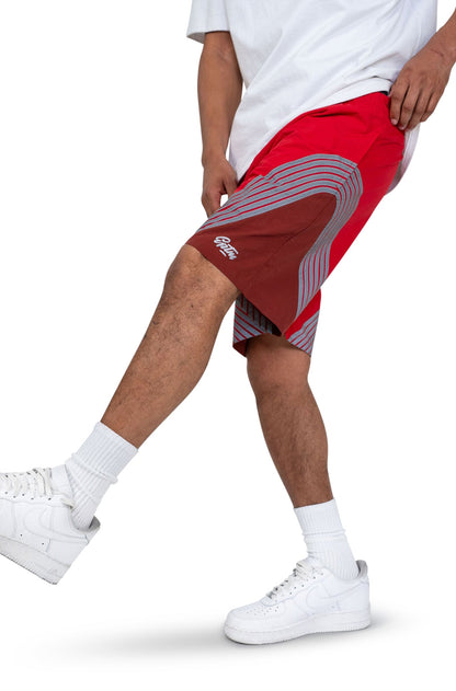 EPTM 3M Highway Shorts - Red Denim Exchange