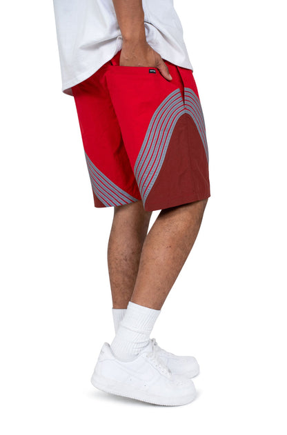 EPTM 3M Highway Shorts - Red Denim Exchange