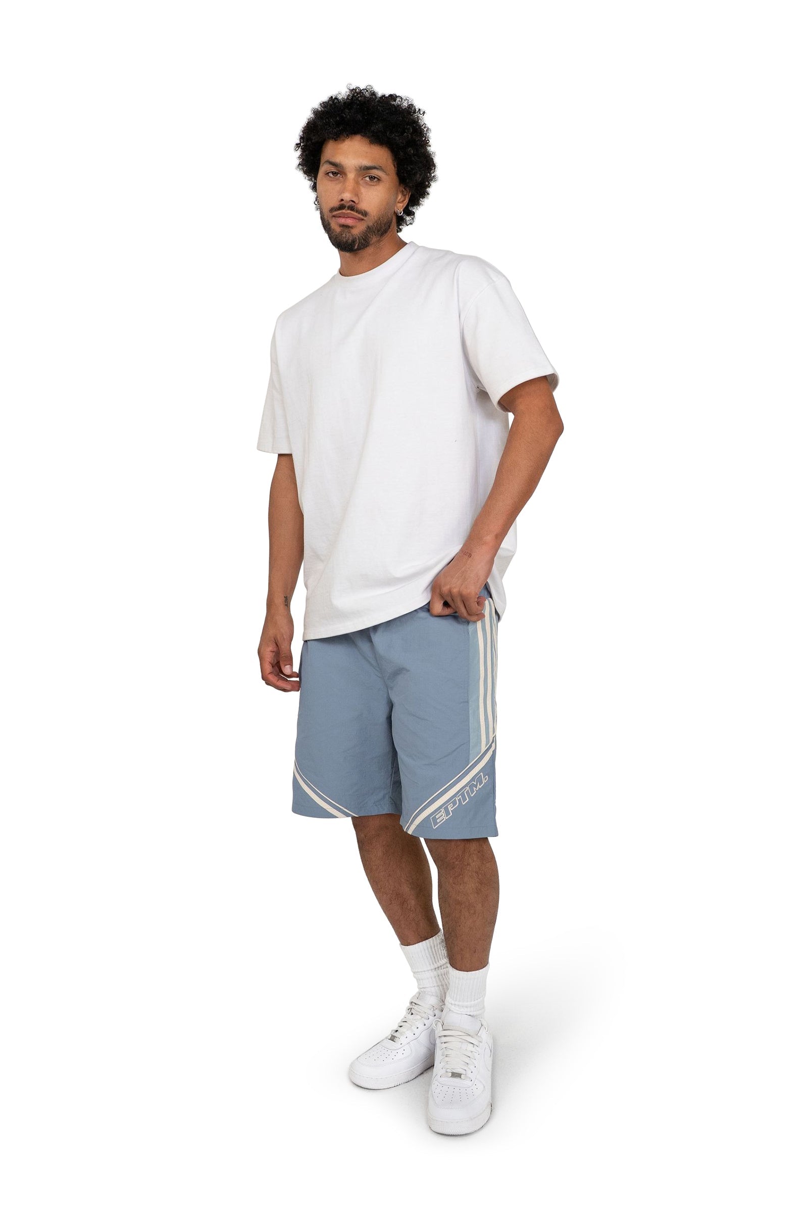 EPTM Ozone Shorts - Dusty Blue Denim Exchange