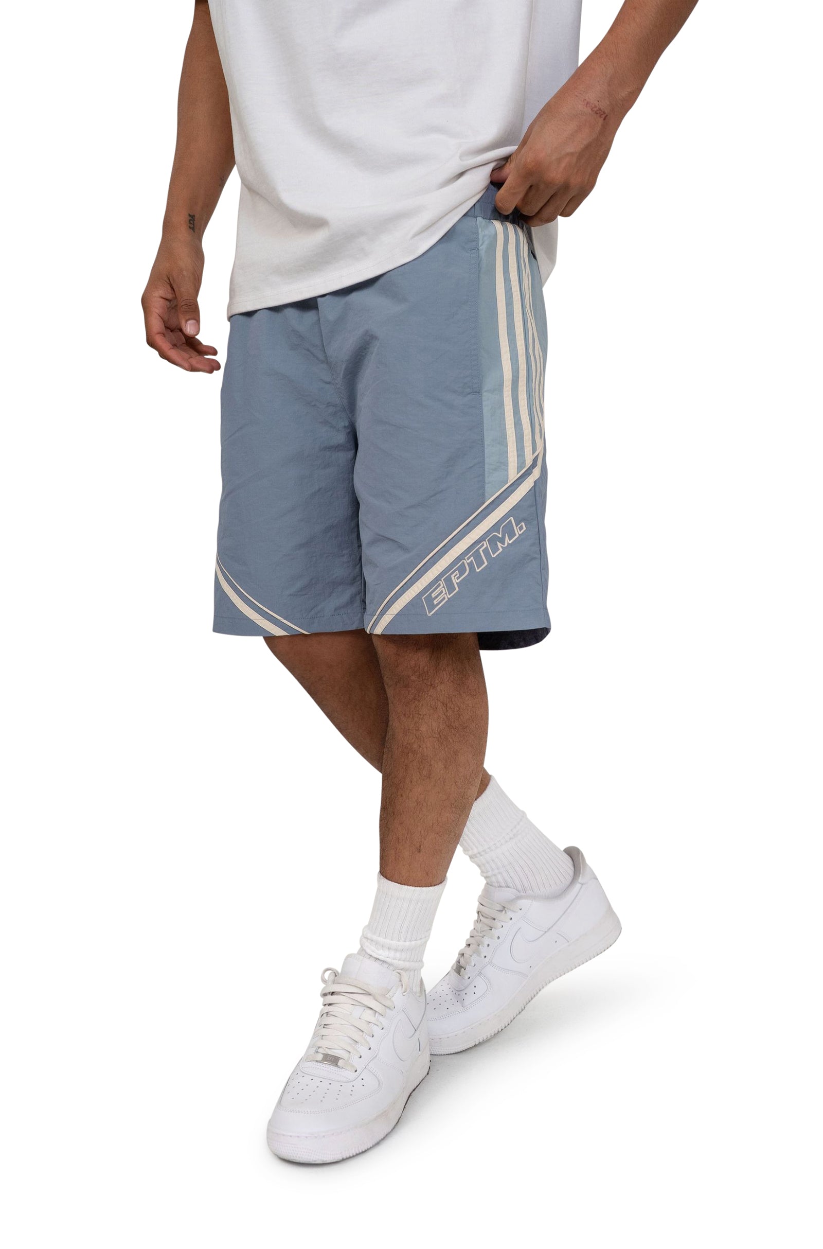 EPTM Ozone Shorts - Dusty Blue Denim Exchange