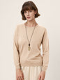 100% Extra-Fine Merino Wool Essential Crew Neck Knit Sweater BRIDGET