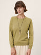 100% Extra-Fine Merino Wool Essential Crew Neck Knit Sweater BRIDGET