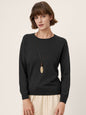 100% Extra-Fine Merino Wool Essential Crew Neck Knit Sweater BRIDGET