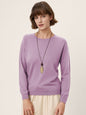 100% Extra-Fine Merino Wool Essential Crew Neck Knit Sweater BRIDGET