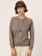 100% Extra-Fine Merino Wool Essential Crew Neck Knit Sweater BRIDGET