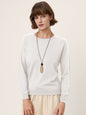 100% Extra-Fine Merino Wool Essential Crew Neck Knit Sweater BRIDGET