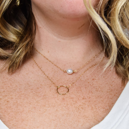 Circles Necklace Emily Anne Designs LLC