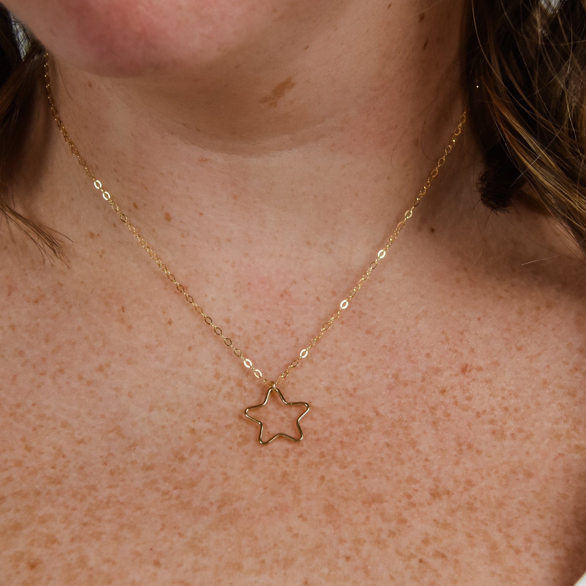 Open Star Necklace Emily Anne Designs LLC