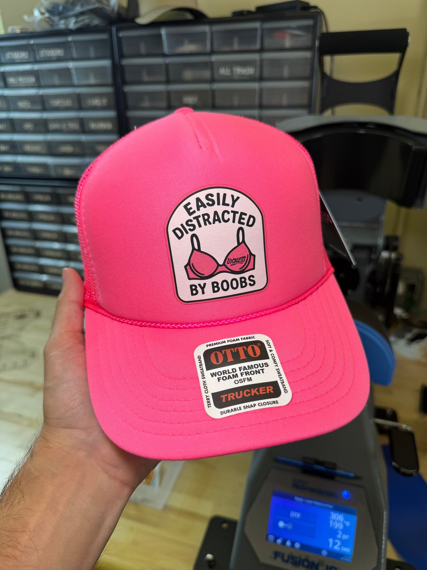 Easily Distracted Trucker Hat Luckless Outfitters
