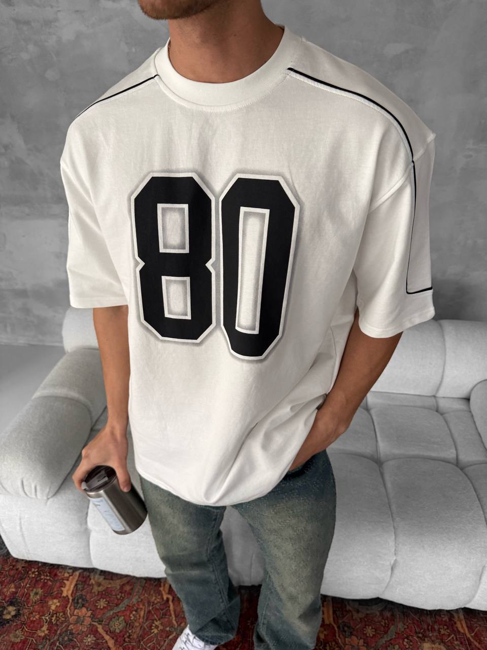 Eighty Unisex Oversize T-Shirt Withinblack
