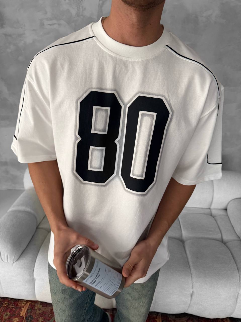 Eighty Unisex Oversize T-Shirt Withinblack