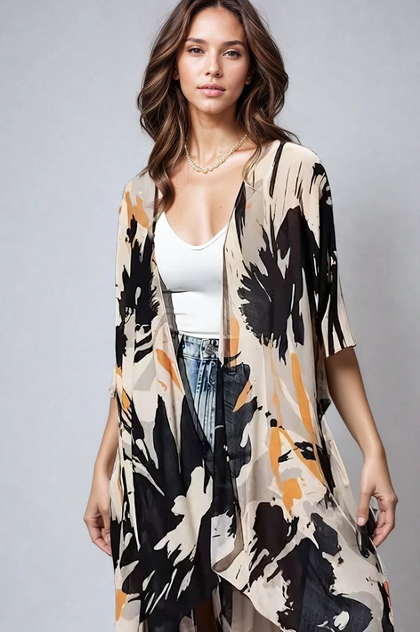 Ember Bloom Kimono Fitkitty Culture Athleisure Wear, Yoga Wear & Women's Clothing